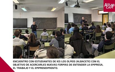 Encuentro con estudiantes de ies los olmos (albacete)