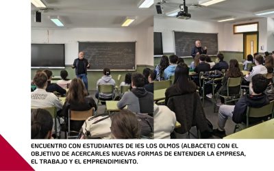 Encuentro con estudiantes de ies los olmos (albacete)