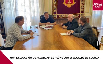 Una delegación de ASLABCAM se reúne con el Alcalde de Cuenca